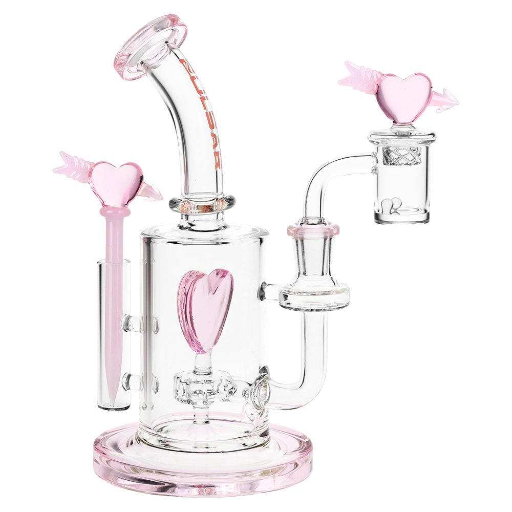 Pulsar ~ Cupid Glass Dab Rig Set - 8.25" / 14mm F
