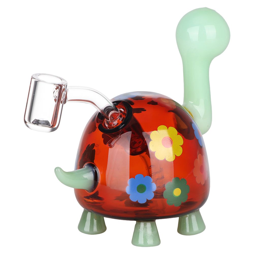 SeshGear - Hippy Turtle Glass Dab Rig - 5" / 14mm F