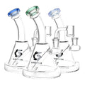 Glass House - Bent Neck Glass Dab Rig - 6.75" / 14mm F / Colors Vary