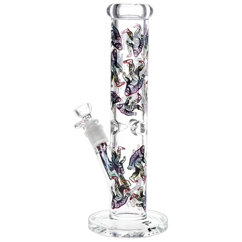 Pulsar ~ Design Series Straight Tube Glass Water Pipe | 12" | 14mm F