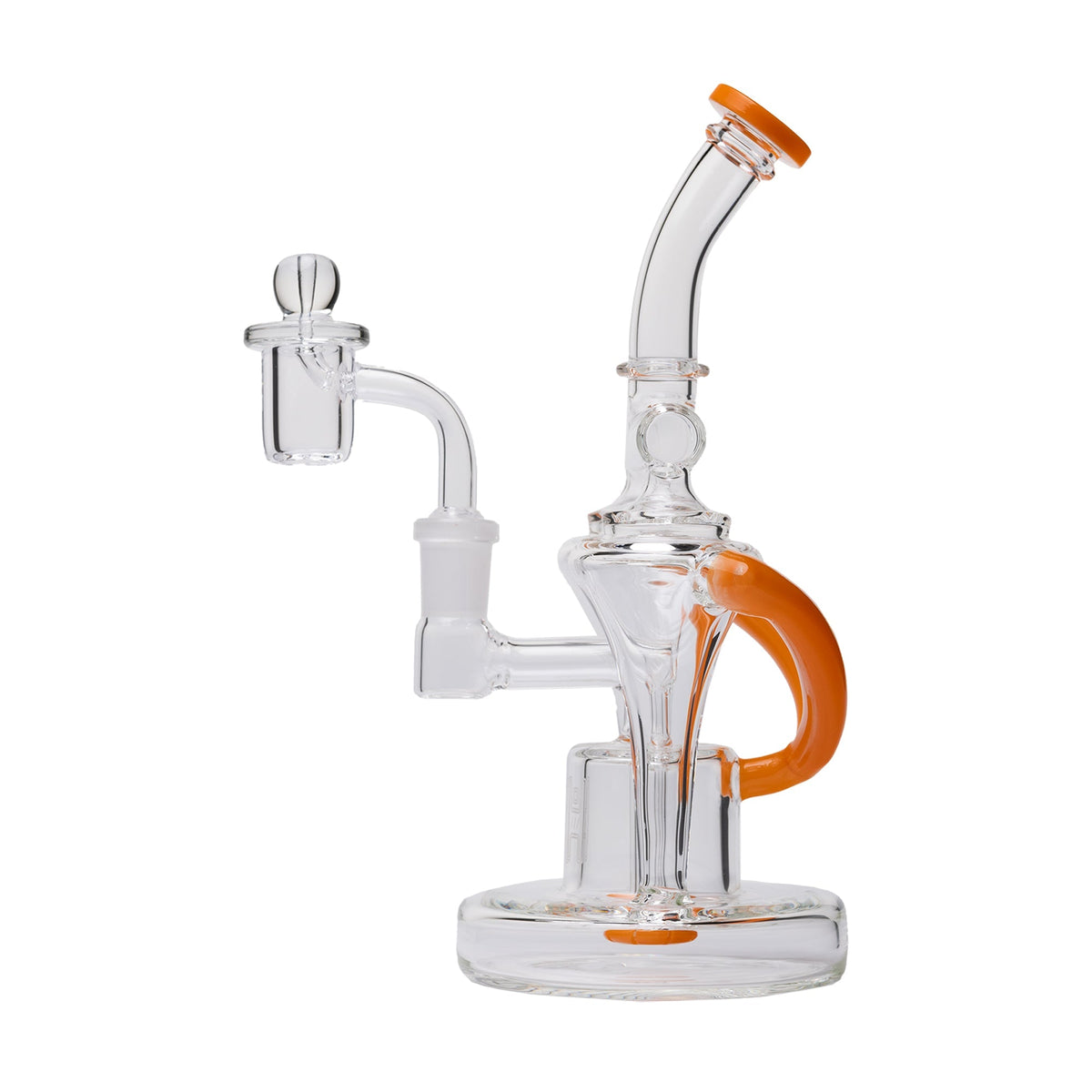Human Grade - Dualing Recycler Glass Rig Water Pipe