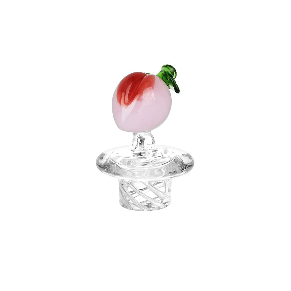 Pulsar ~ Fruit Series Peaches & Cream Glow in The Dark Dab Rig Kit - 8" / 14mm F