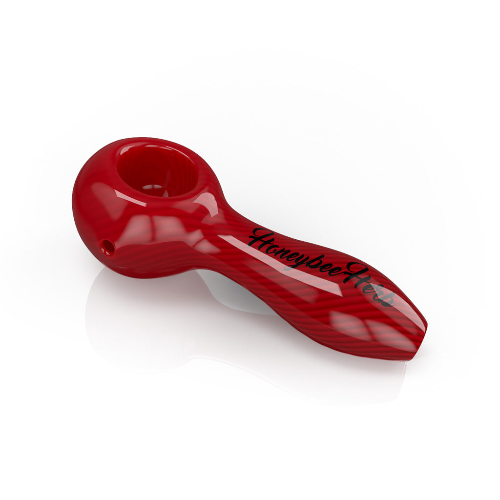 Honeybee Herb ~ Inside Out Linework Hand Pipe Spoon