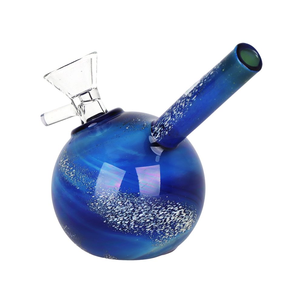 SeshGear ~ Swirled Galaxy Glass Bubbler - 5" / 14mm F