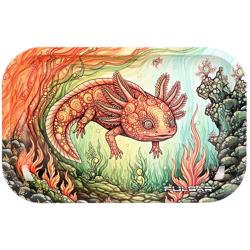 Pulsar ~ Metal Rolling Tray - Hellbender / 11"x7"