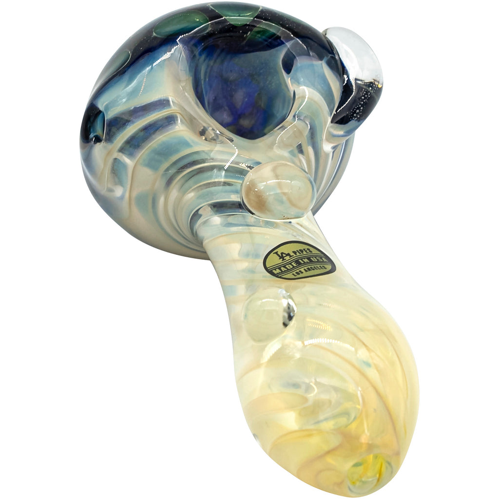 LA Pipes - "The Hive" Honeycomb Color Changing Glass Pipe