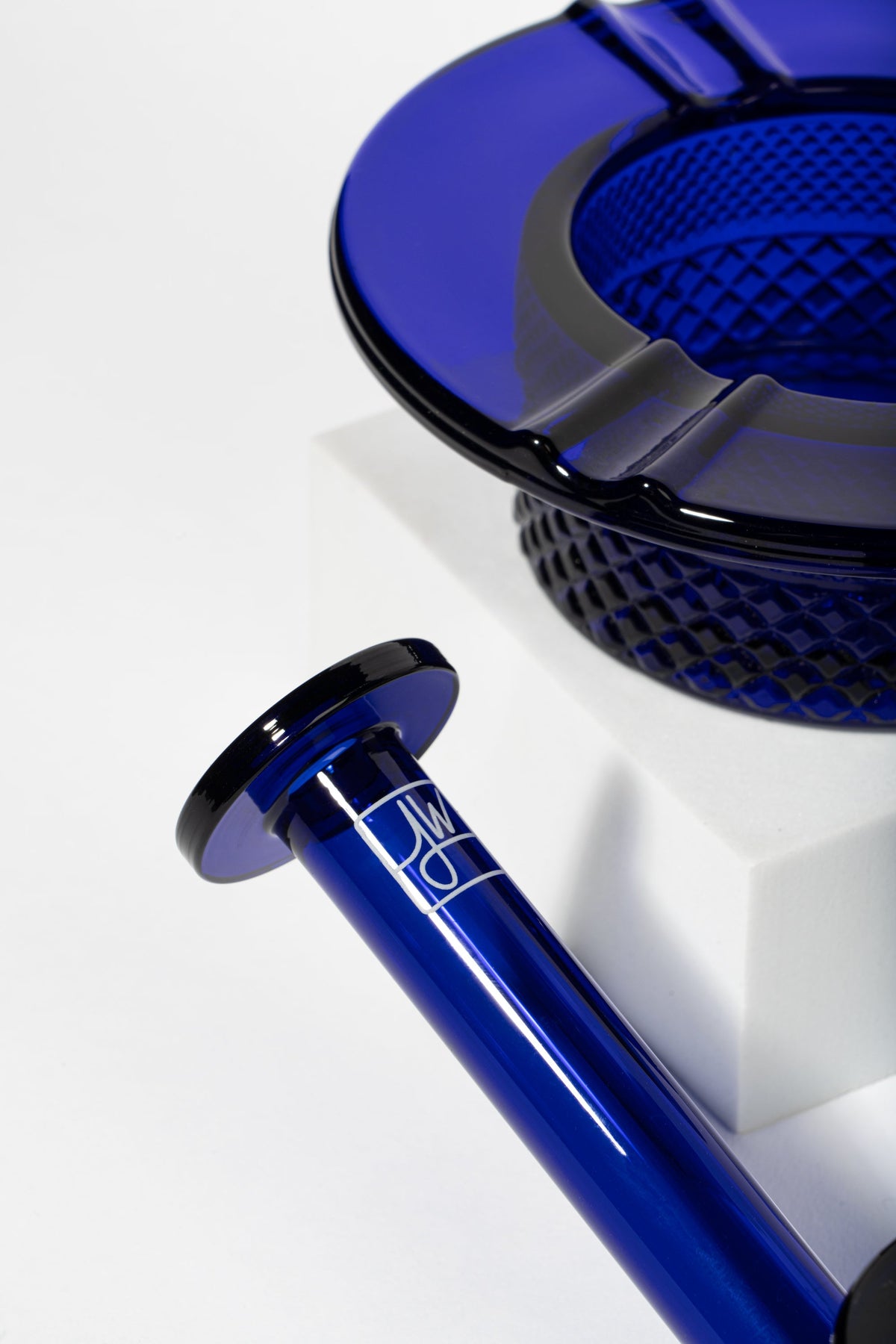 Jane West ~ Twenties Collection Ashtray | Cobalt