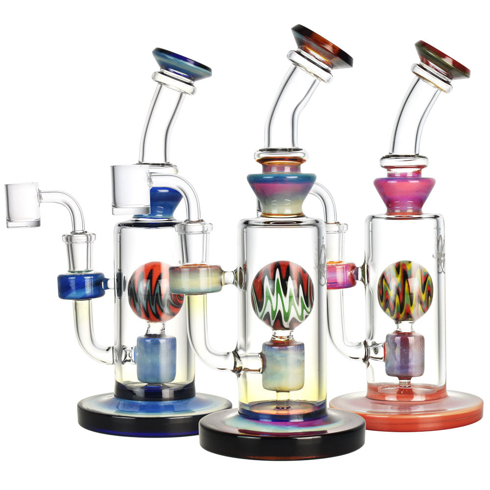 Pulsar ~ Jupiter Atmosphere Dab Rig - 9.5"/14mm F/Colors Vary