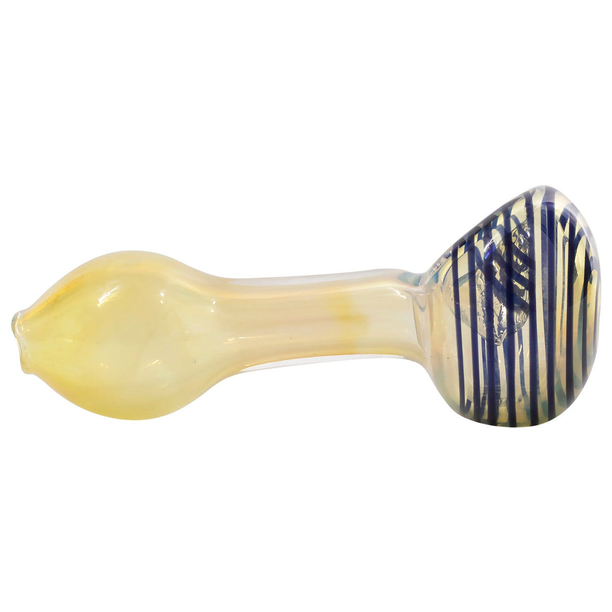 LA Pipes - Spiral-Head Color Changing Glass Spoon Pipe