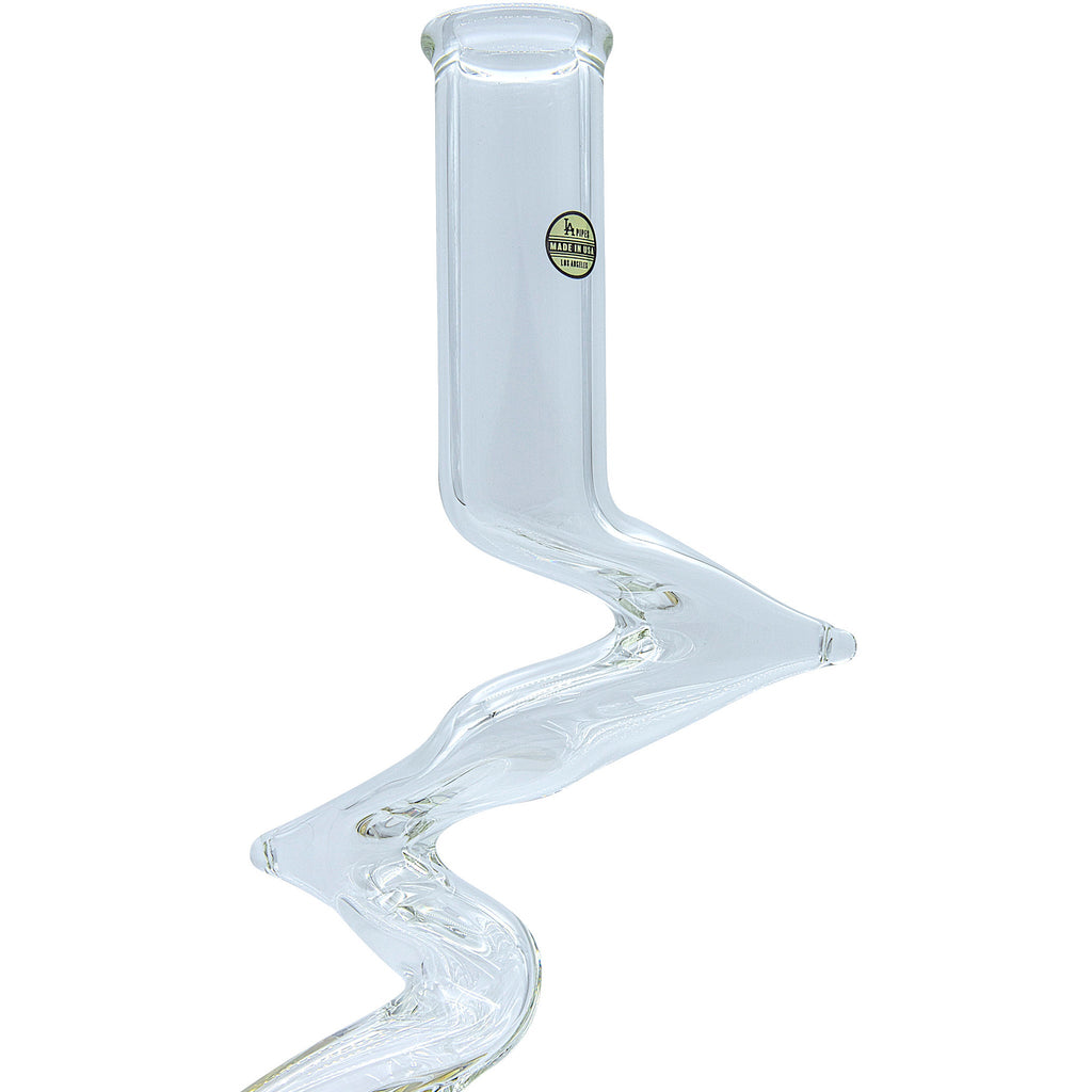 LA Pipes - "Switchback" Bubble Base Bong