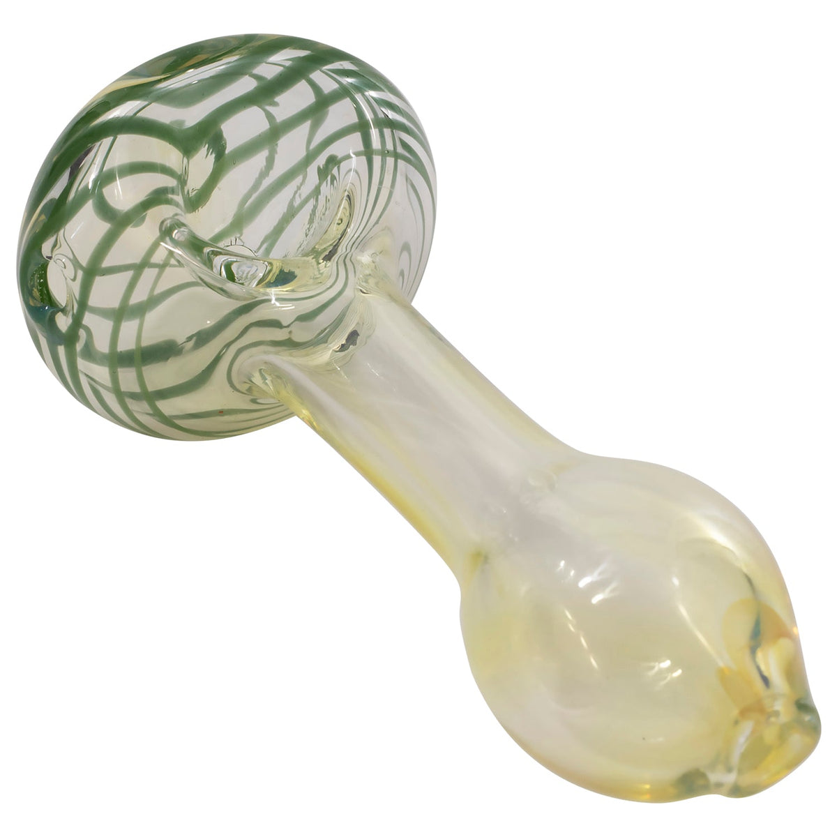 LA Pipes - Spiral-Head Color Changing Glass Spoon Pipe