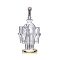 Daze Glass ~ 13" Octopus Recycler Style Matrix Perc Glass Water Pipe