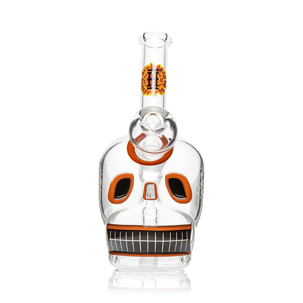 HEMPER - Dia De Los Muertos Skull Bong 6.1"