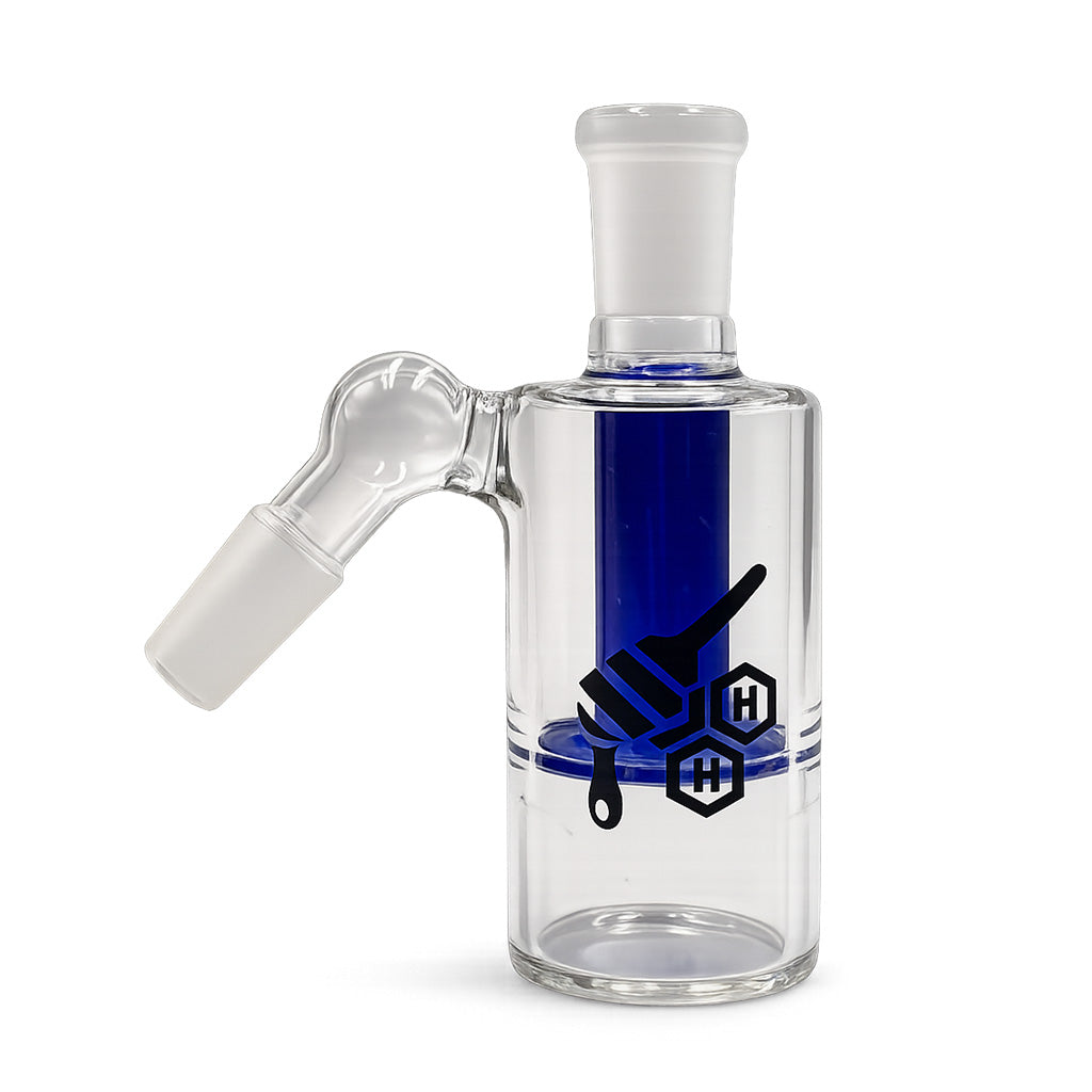 Honeybee Herb ~ CORE CYLINDER DISC PERC GLASS ASH CATCHER