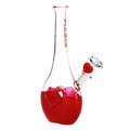 Pulsar ~ Valentines Heart Vase Glass Water Pipe - 8.25" / 14mm F