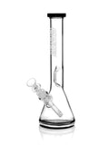 GRAV® > Medium, Black Accent Beaker Base Water Pipe