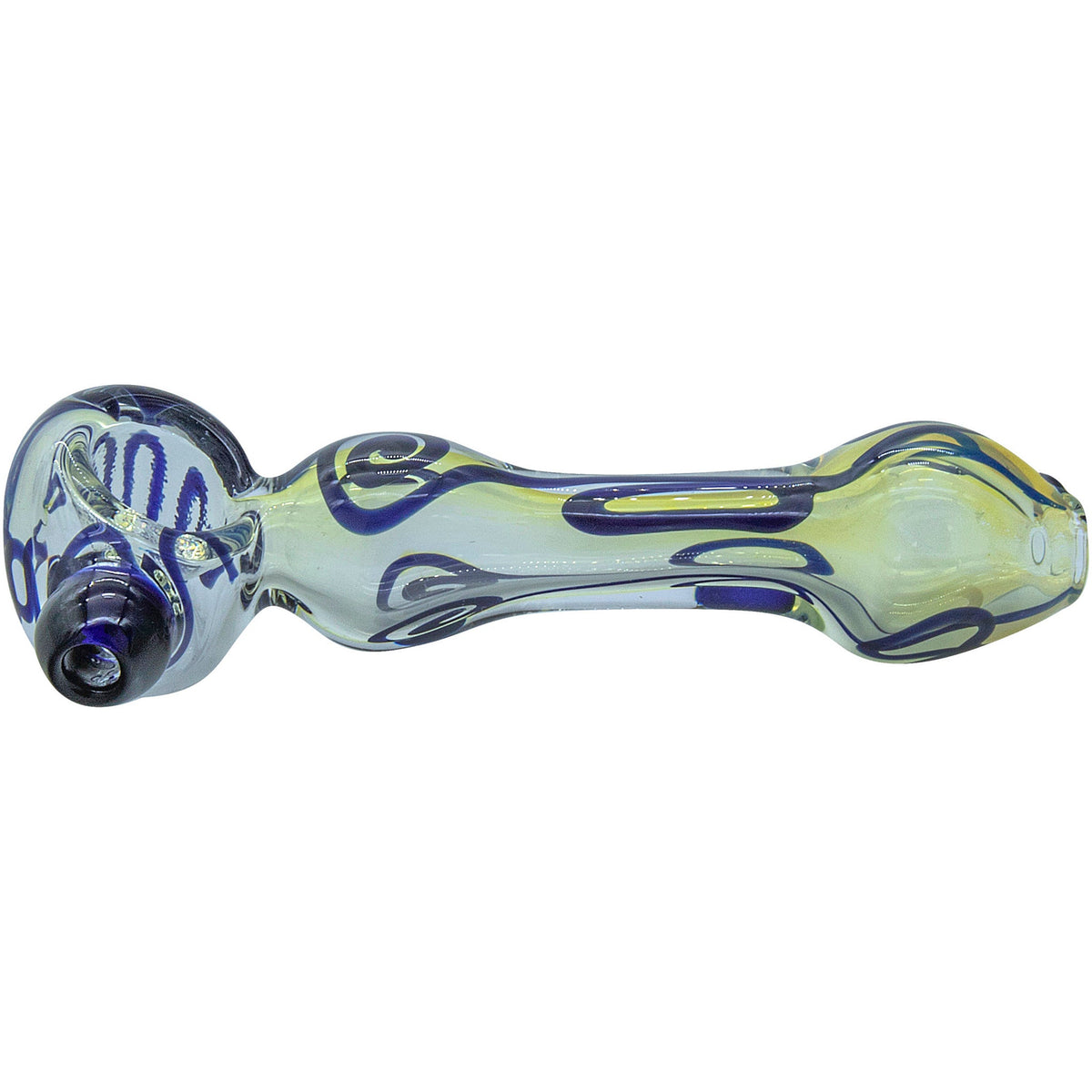 LA Pipes - "Painted Warrior Spoon" Glass Pipe
