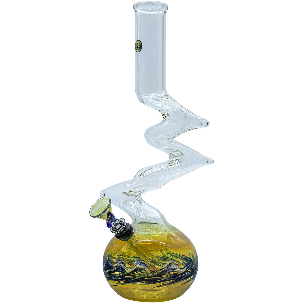 LA Pipes - "Switchback" Bubble Base Bong
