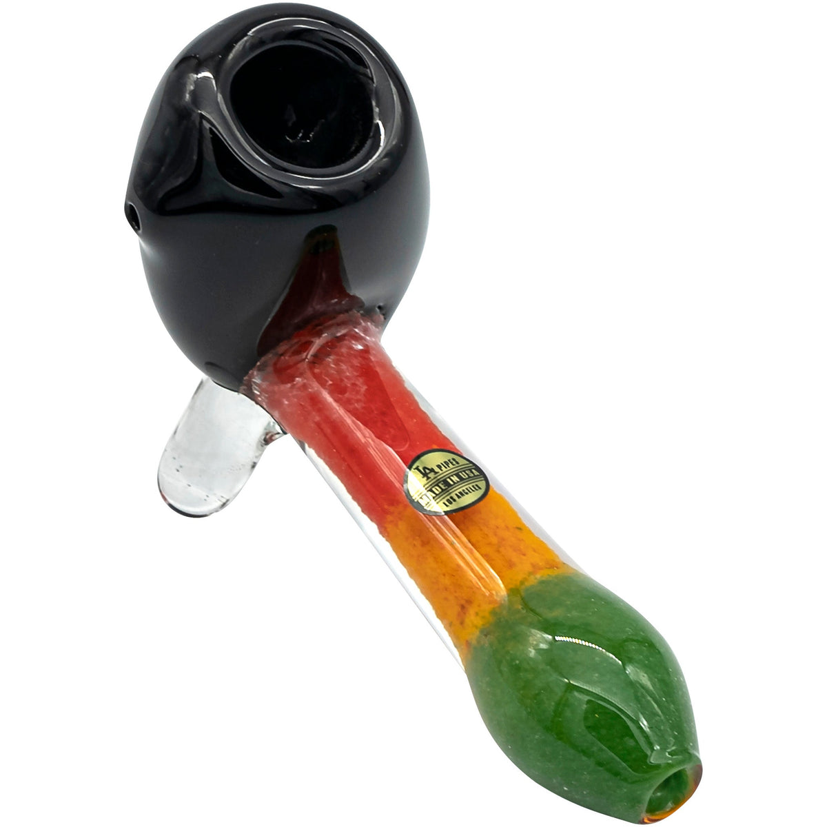 LA Pipes - "Sattdown Rasta" Sherlock Glass Pipe