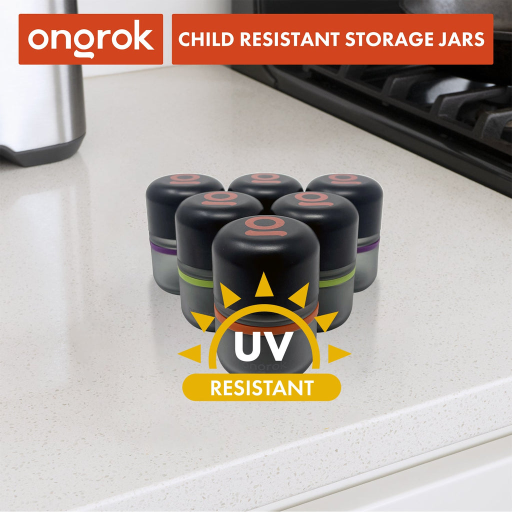 Ongrok - 80ml Child Resistant Jar | 6 Pack