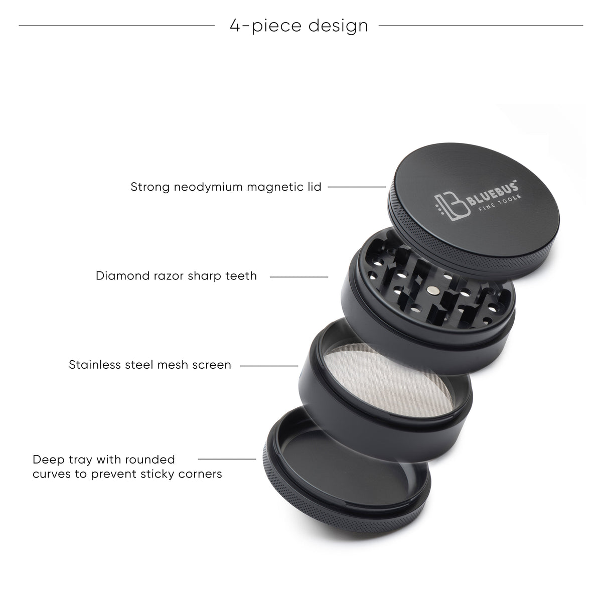 BLUEBUS - GC 2.5" Ceramic Grinder