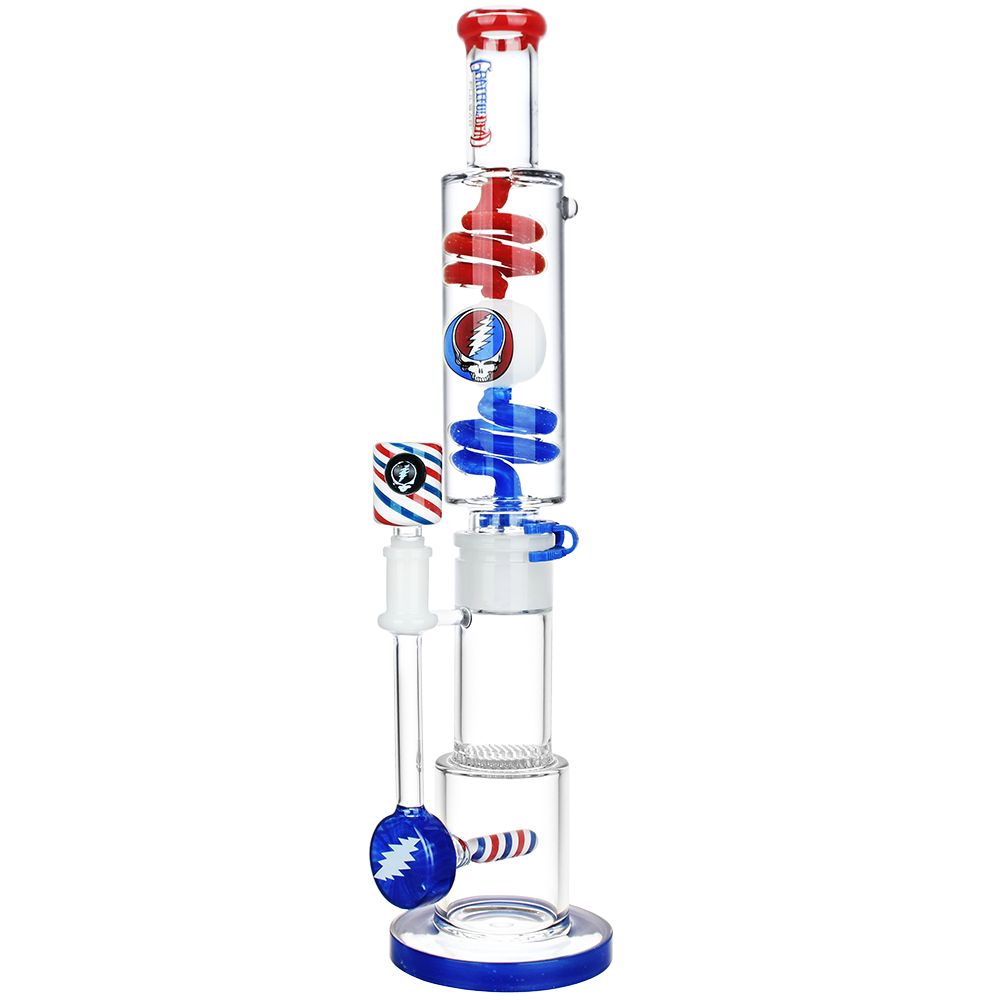Pulsar~ Grateful Dead x Pulsar 10 Year Flood Glycerin Water Pipe Kit - 16" / 14mm F