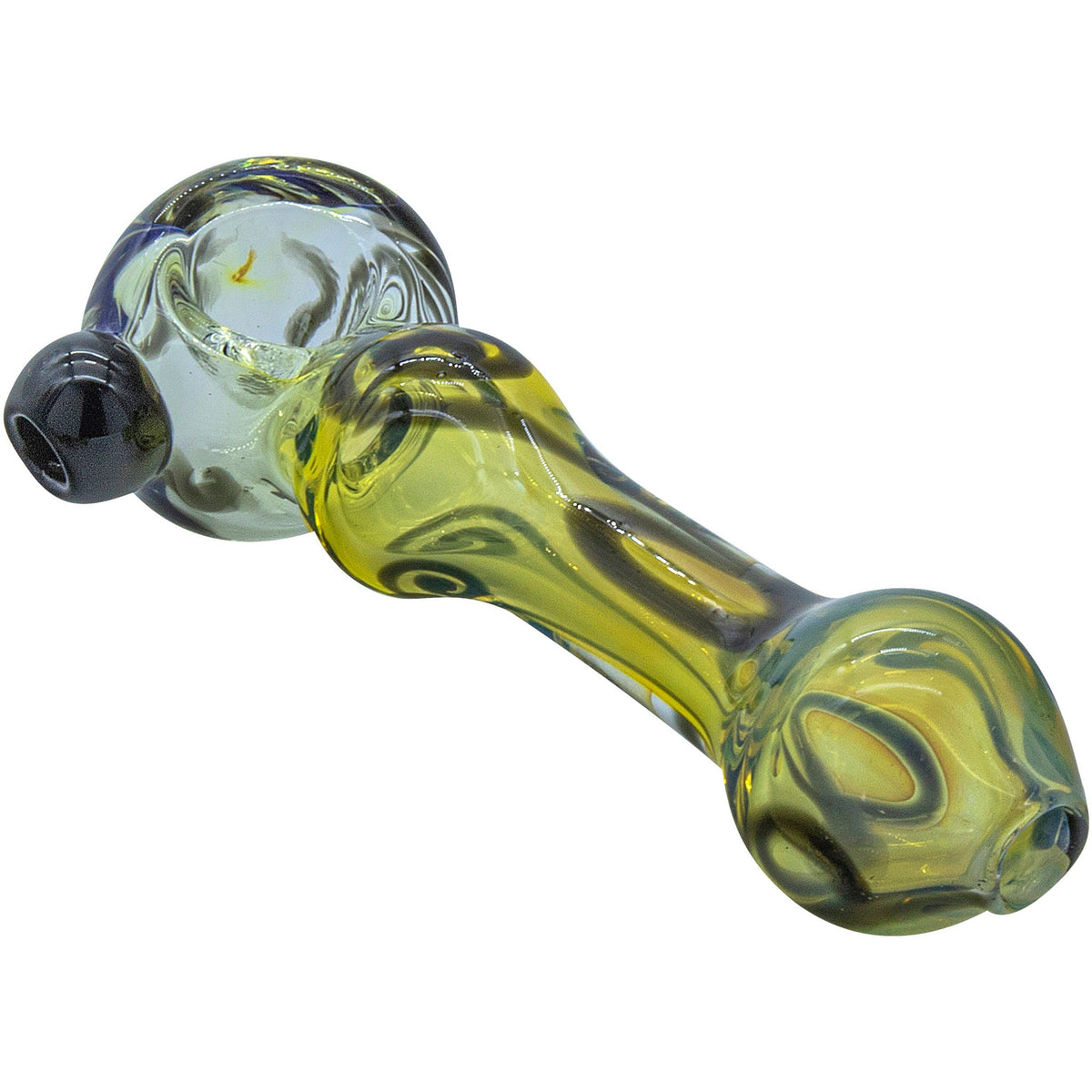 LA Pipes - "Painted Warrior Spoon" Glass Pipe