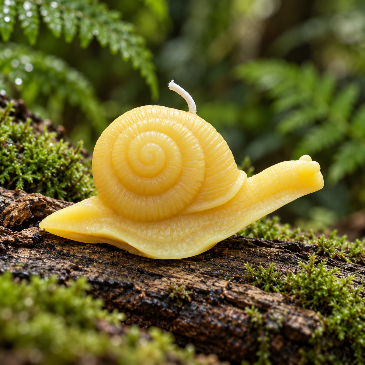 Snail Beeswax Candle