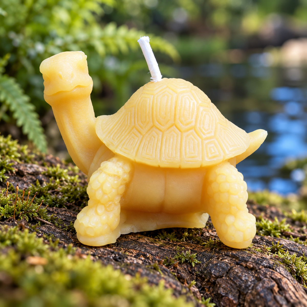 Little Turtle Beeswax Candle