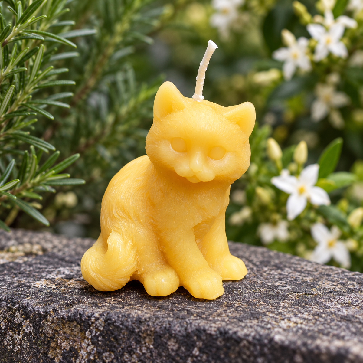 Kitten and Puppy Buddies Beeswax Candle Set