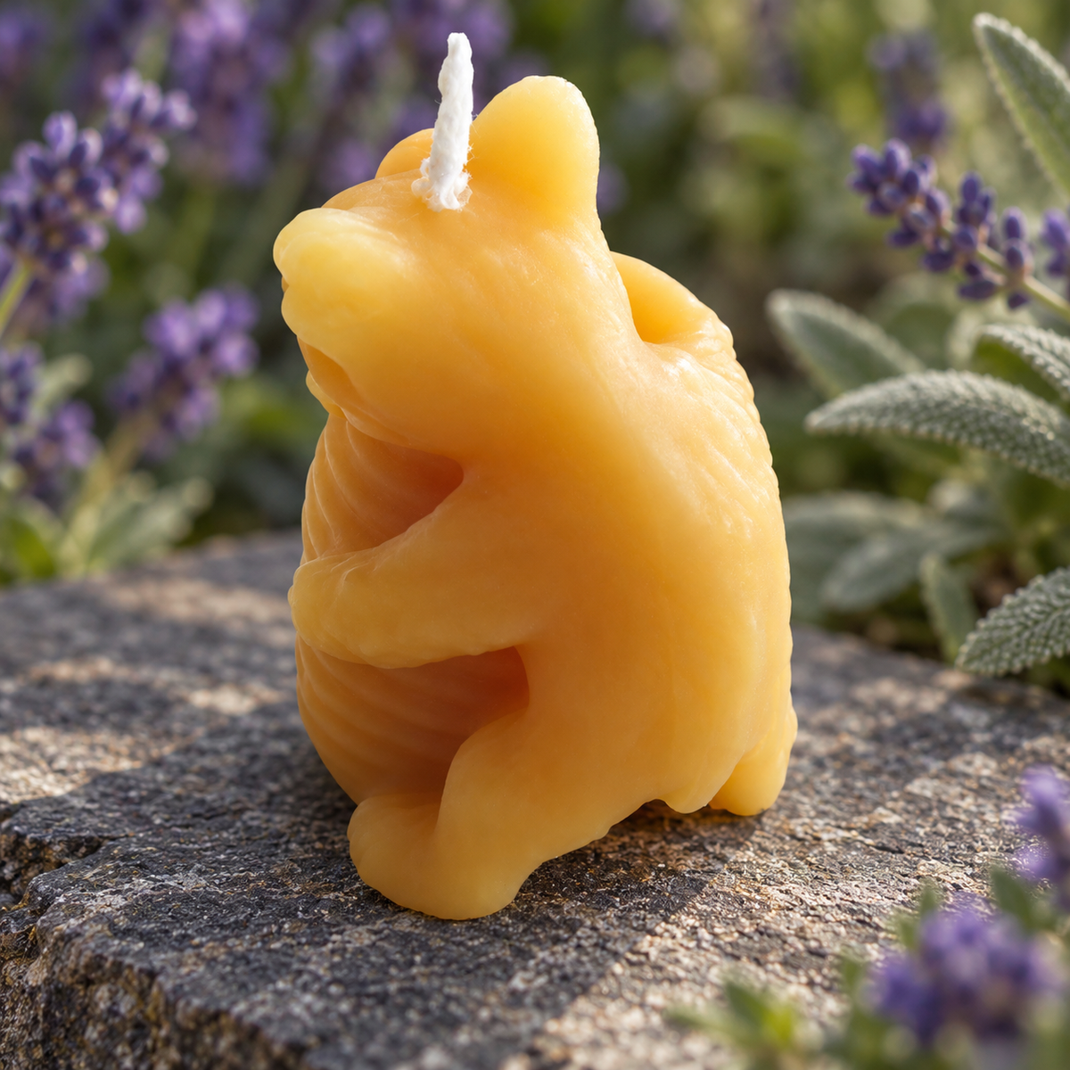 Honey Haven Bear Beeswax Candle