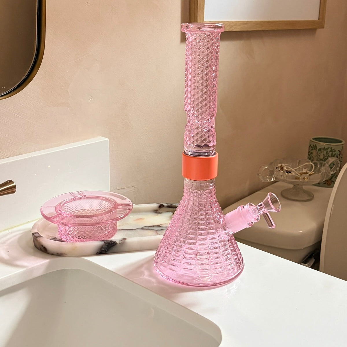 Jane West ~ Twenties Collection Ashtray | Pink