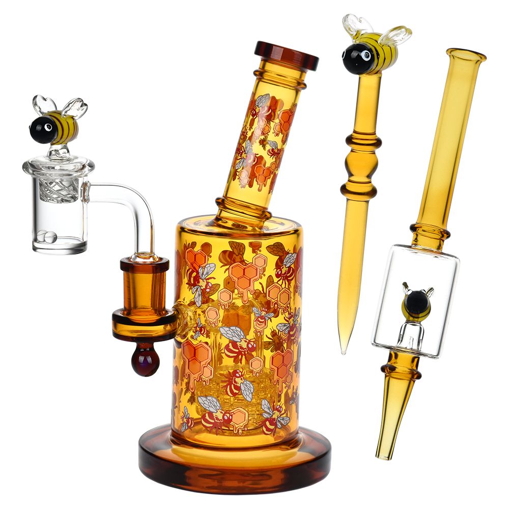 Pulsar ~ Greatest Hits Series Glow Dab Rig Kit / 8" / 14mm F