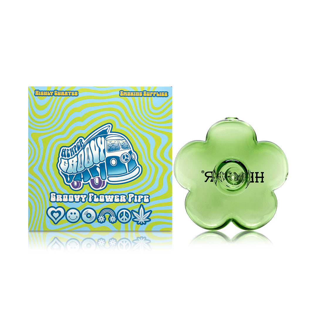 HEMPER - Groovy Flower Hand Pipe