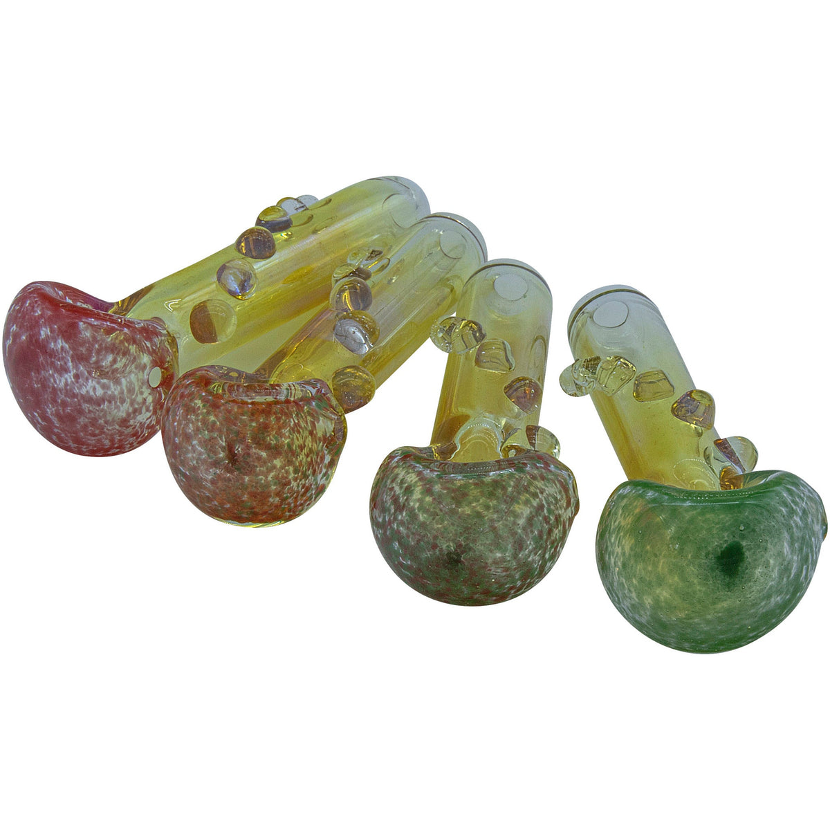 LA Pipes - "Razorback" Silver Fumed Mini Spoon (Various Colors)