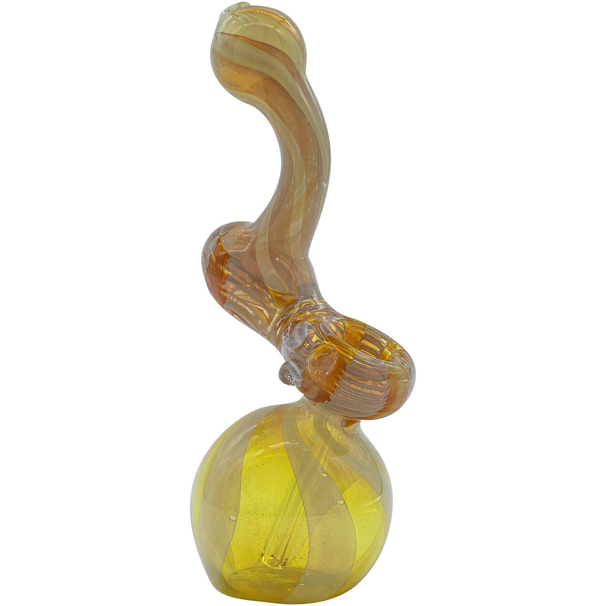 LA Pipes - "Rake Bubb" Fumed Sherlock Bubbler Pipe (Various Colors)