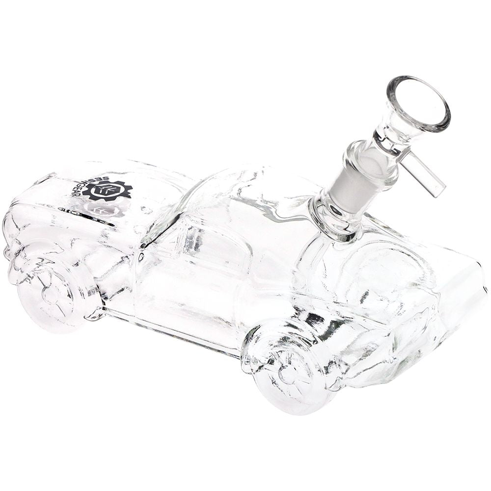 SeshGear ~ Clear Car Glass Water Pipe - 6.75" / 14mm F 2ct