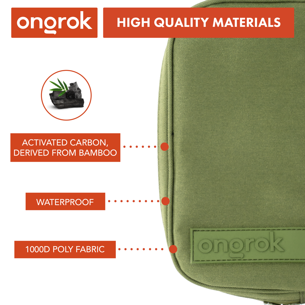 Ongrok - Carbon-lined Wallets with Combination Lock V 2.0 | 3" Sizes (Small, Medium, Large)