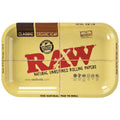 Raw - Aluminum High Sided Rolling Tray - 11" x 7"