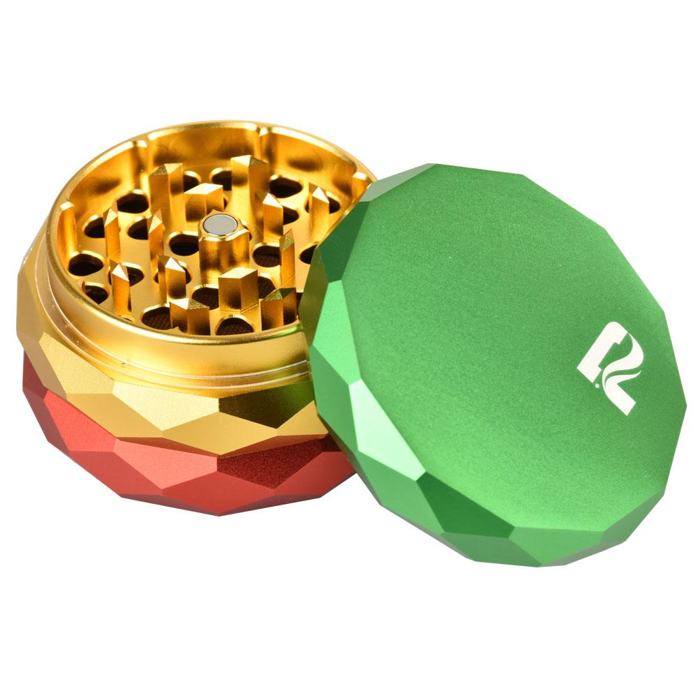 Pulsar ~ Diamond Faceted Aluminum Herb Grinder