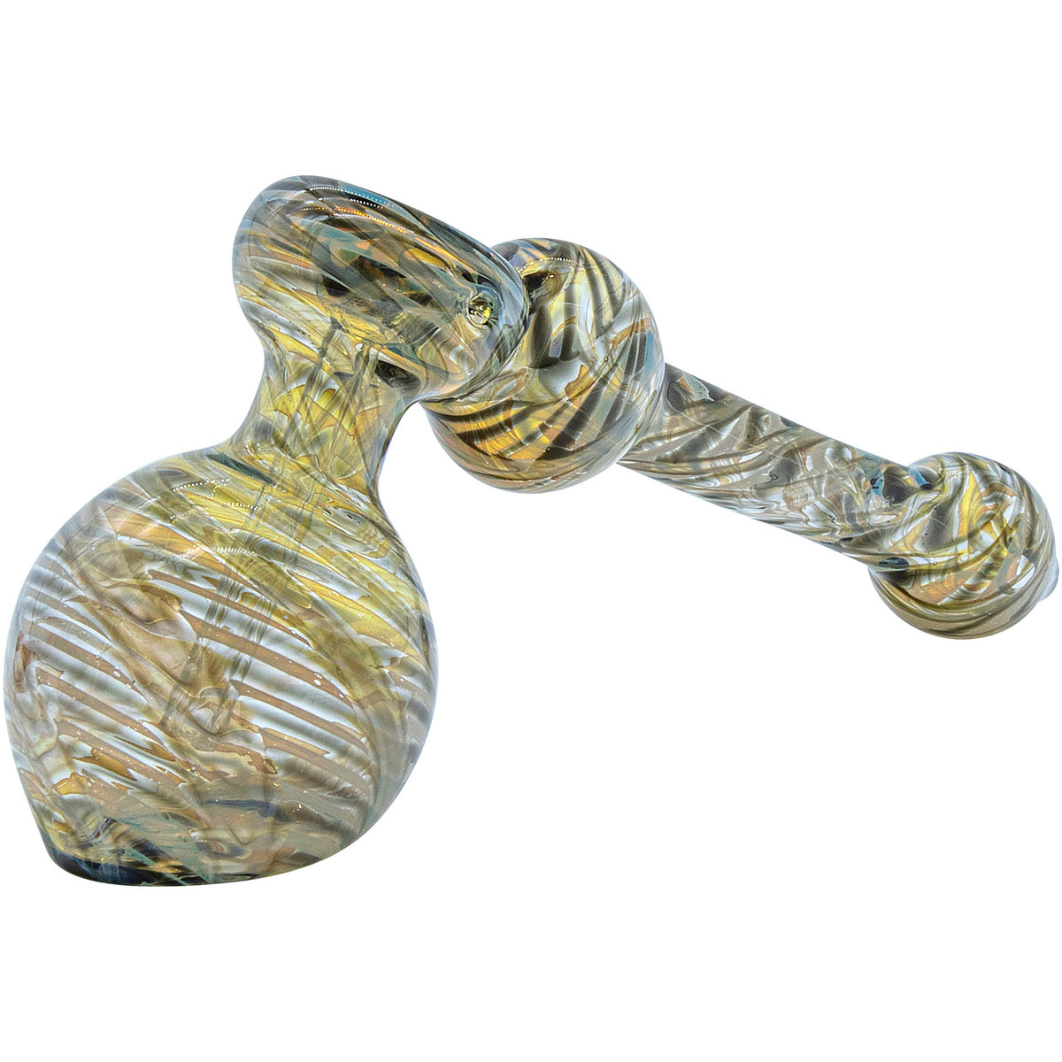LA Pipes - Full Rake Fumed Hammer Bubbler Pipe 6"