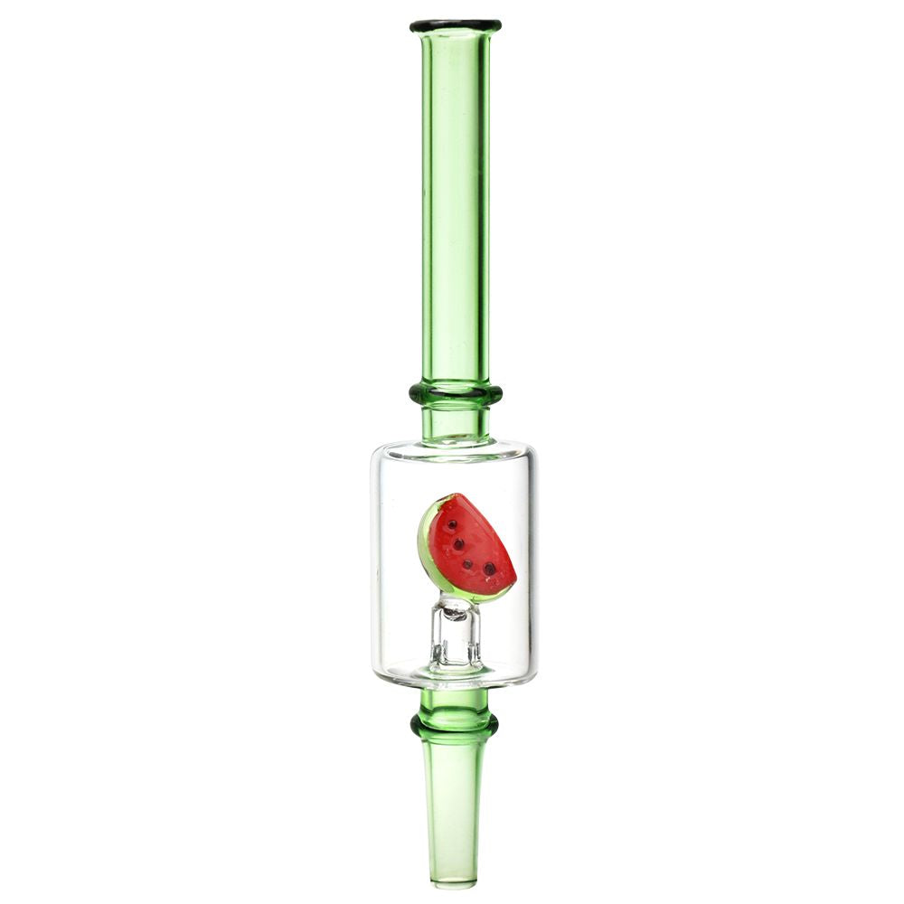 Pulsar ~ Watermelon Zkittles Glow In The Dark Dab Rig Kit - 8" / 14mm F