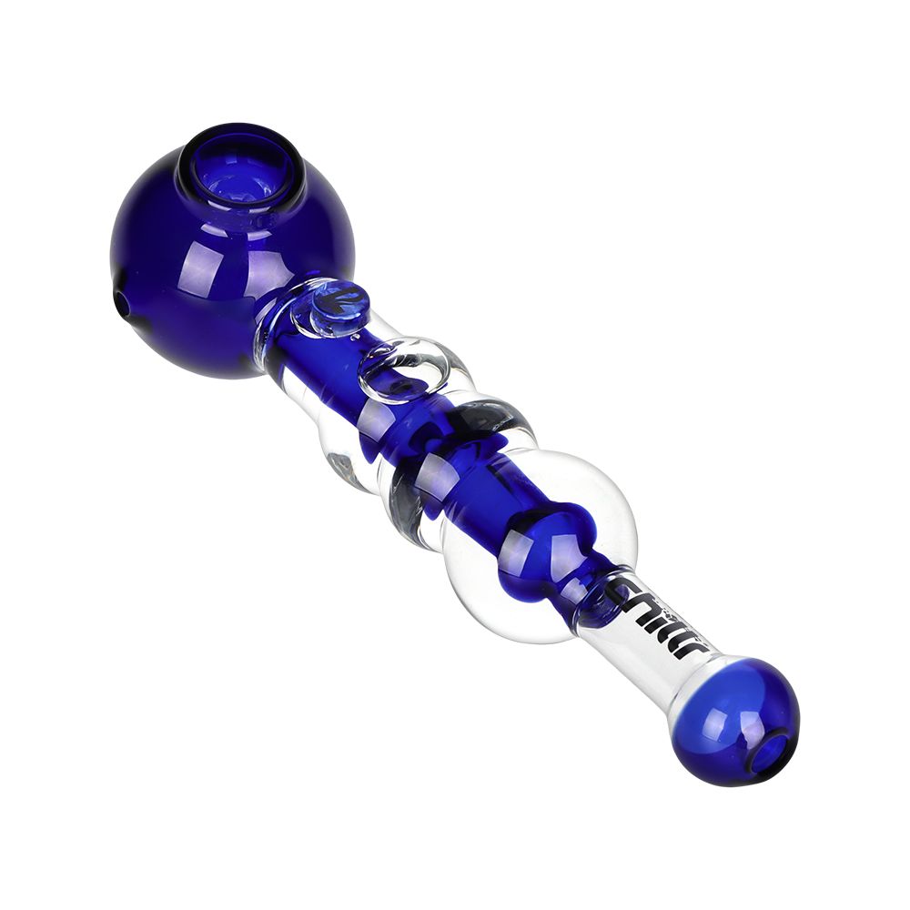 Pulsar ~Chillr Glycerin Glass Hand Pipe - 7.5" / Blue