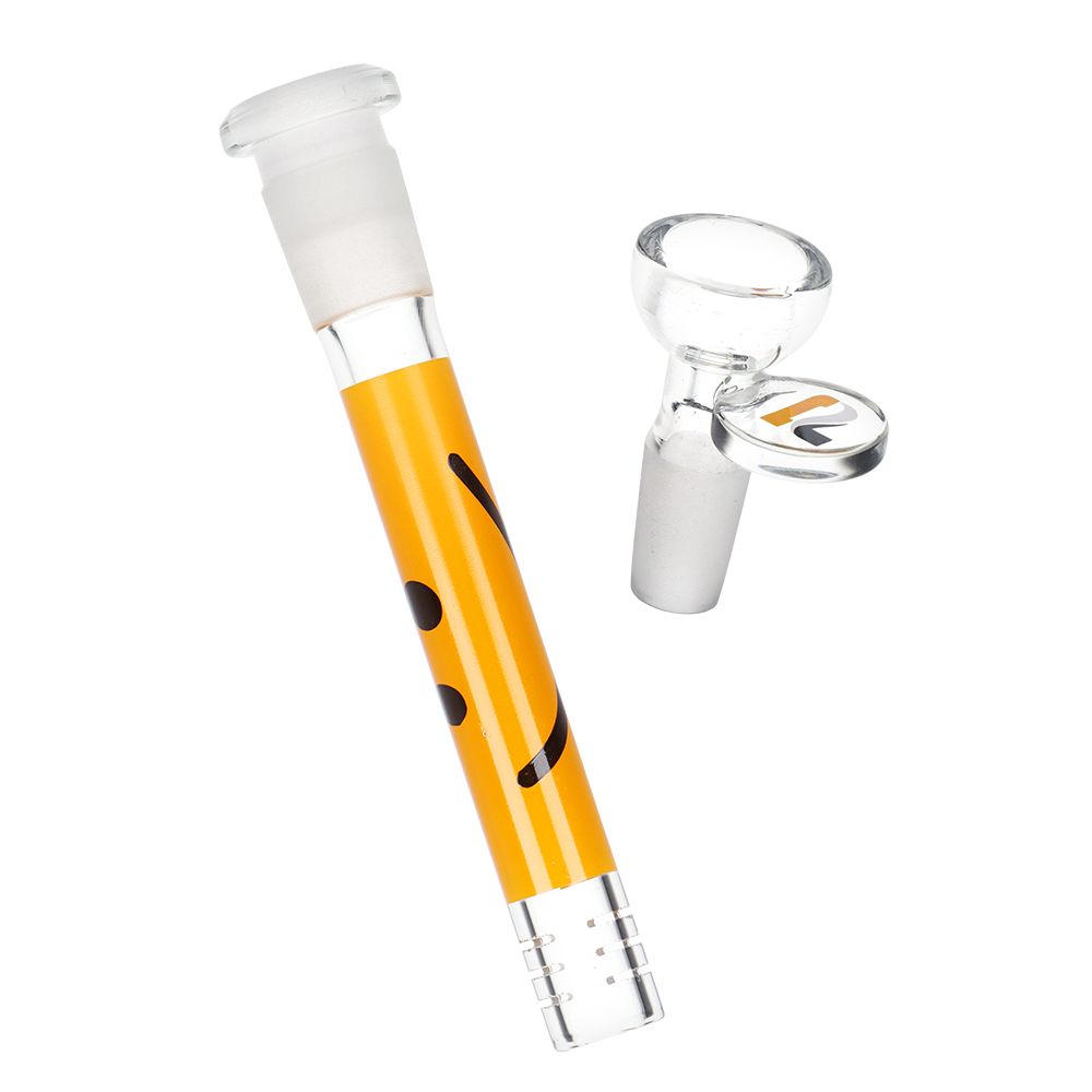 Pulsar ~ Design Series Straight Tube Glass Water Pipe | 12" | 14mm F