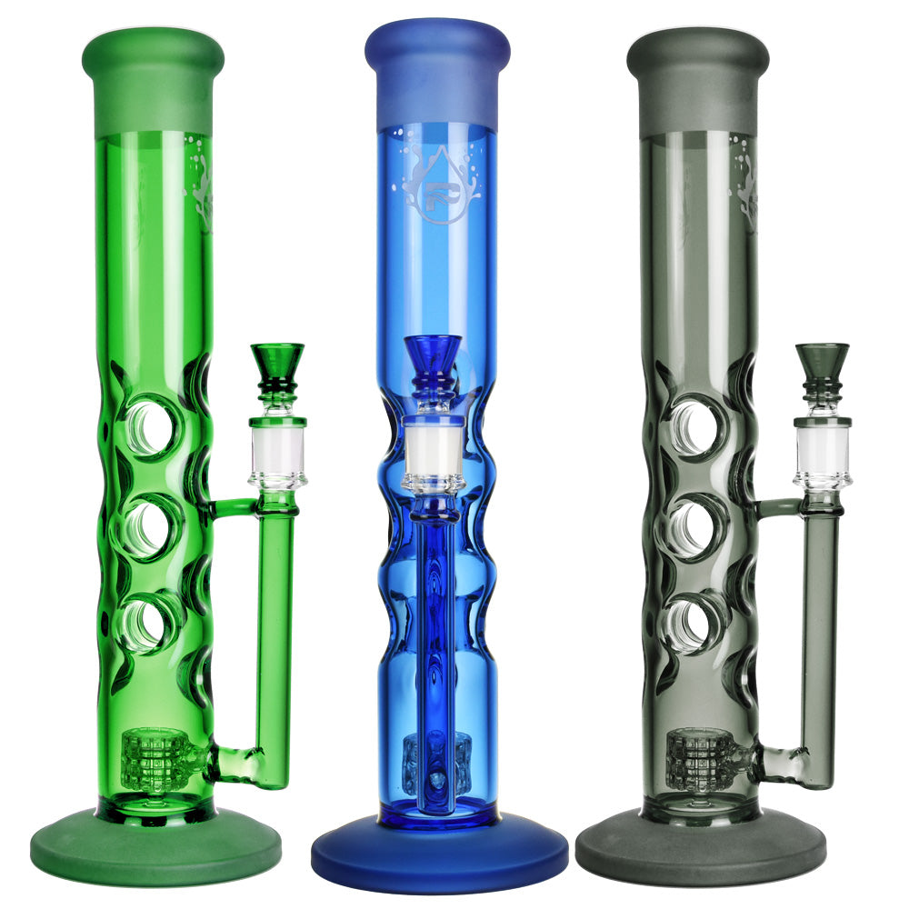 Pulsar ~ Hyperspace Water Pipe - 13.75"/14mm F/Colors Vary
