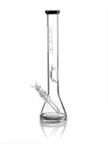 GRAV® > Large, Black Accent Beaker Base Water Pipe
