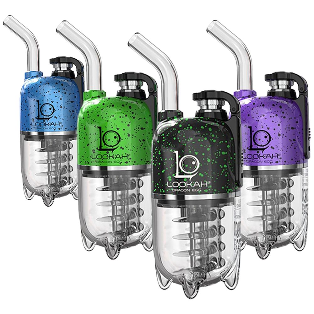 Lookah ~ Dragon Egg eRig Bubbler | Spatter Edition | 950mAh