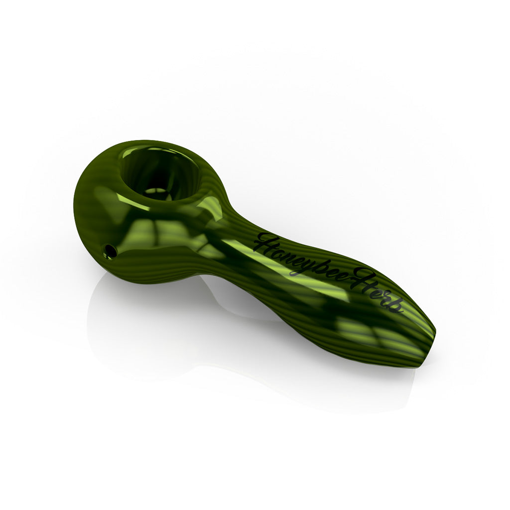 Honeybee Herb ~ Inside Out Linework Hand Pipe Spoon