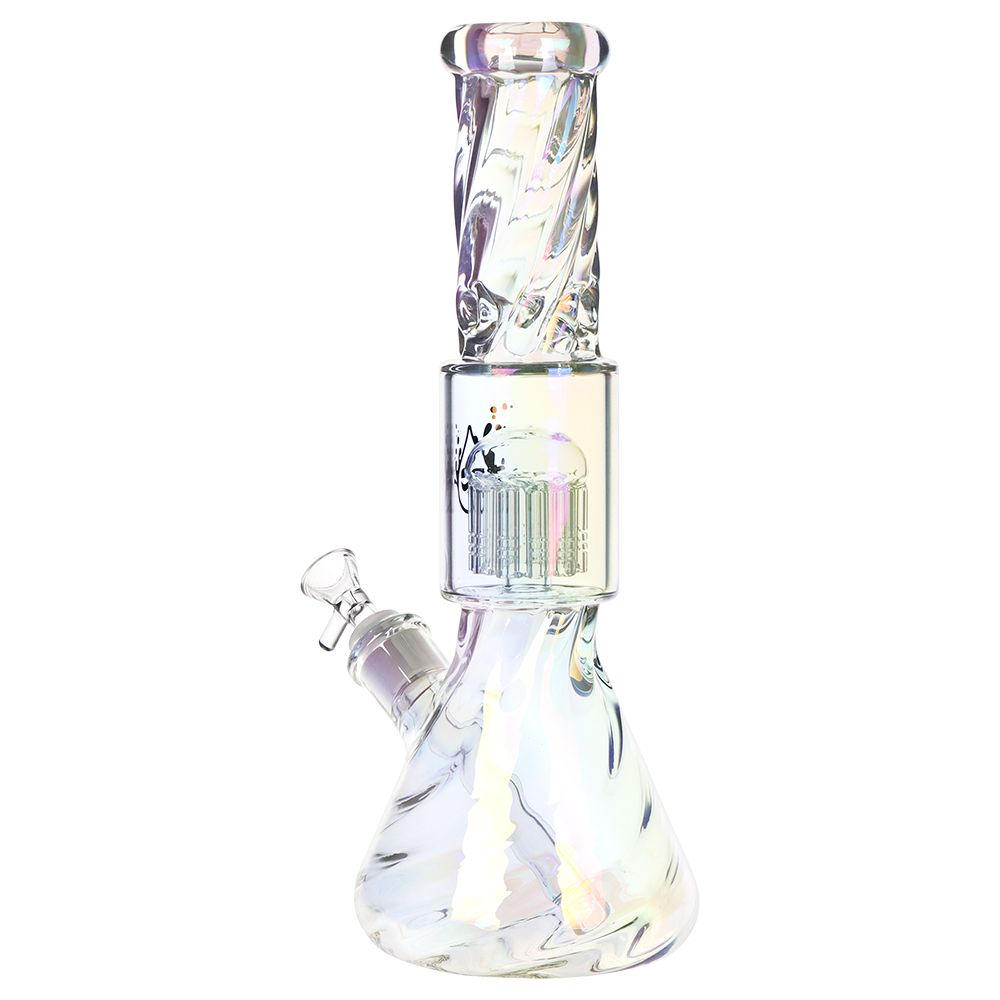 Pulsar ~ Sublime Twist Beaker Glass Water Pipe - 13" / 14mm F