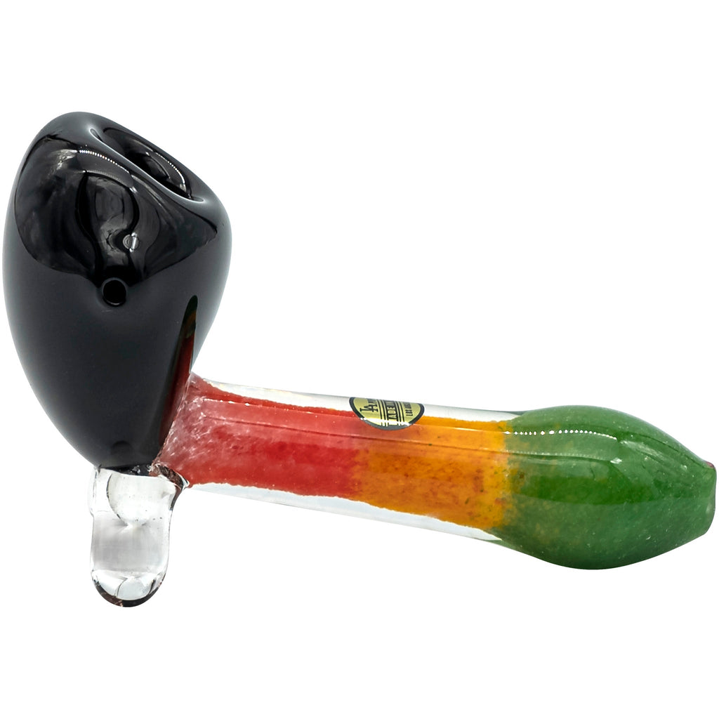 LA Pipes - "Sattdown Rasta" Sherlock Glass Pipe